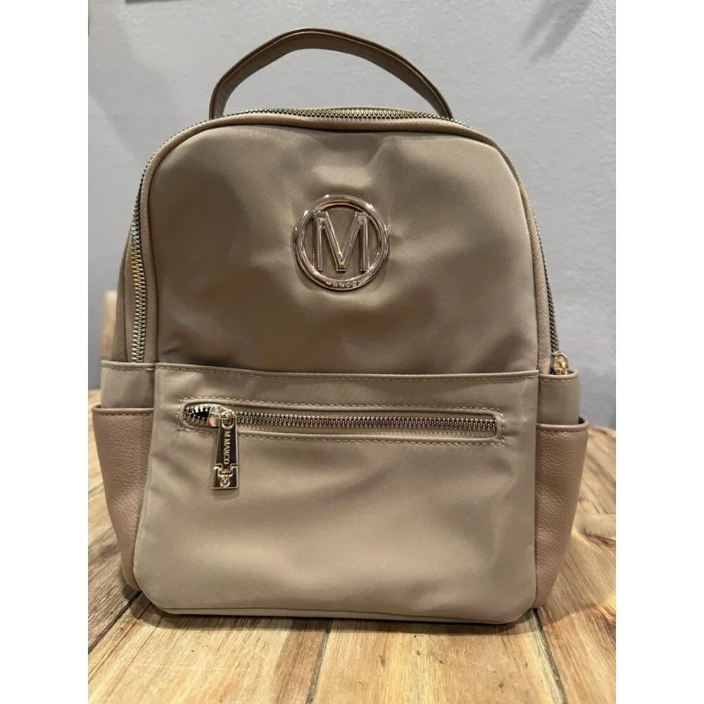 M MARCO MKP Collection Mini Backpack Purse for Ladies XL-M-8110-BG Beige NEW